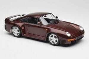 Porsche 959 Dark Red Metallic Minichamps 1:18 155066204 Kov – obrázek 3 z 6