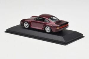 Porsche 959 Dark Red Metallic Minichamps 1:43 400062525 Kov – obrázek 3 z 4