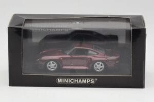 Porsche 959 Dark Red Metallic Minichamps 1:43 400062525 Kov – obrázek 4 z 4