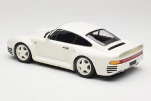 Porsche 959 Grand Prix White Minichamps 1:18 155066202 Kov – obrázek 5 z 6