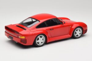 Porsche 959 Guards Červený Minichamps 1:18 155066200 Kov – obrázek 2 z 6