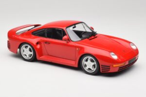 Porsche 959 Guards Červený Minichamps 1:18 155066200 Kov – obrázek 4 z 6