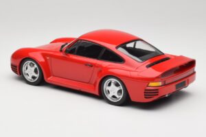 Porsche 959 Guards Červený Minichamps 1:18 155066200 Kov – obrázek 5 z 6