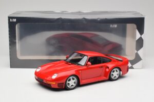 Porsche 959 Guards Červený Minichamps 1:18 155066200 Kov – obrázek 6 z 6
