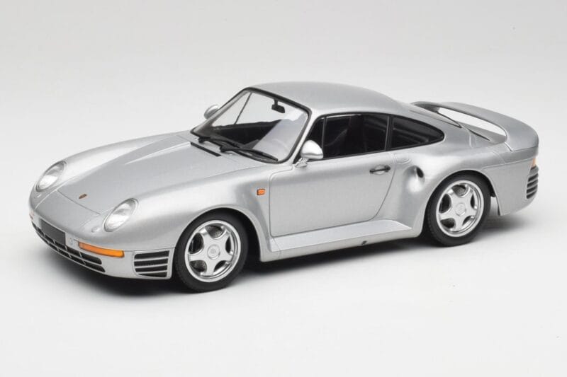 Porsche 959 Stříbrný Metalíza Minichamps 1:18 155066201 Kov