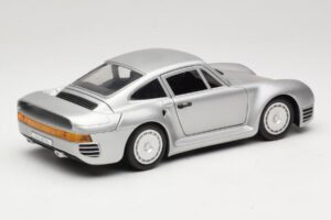 Porsche 959 Stříbrný Tonka 1:18 2221 Kov – obrázek 3 z 8