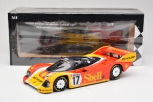 Porsche 962C #17 H-J. Stuck / D. Bell 3rd Place 200 Miles of Nürnberg Supercup 1987 Minichamps 1:18 155876517 Kov – obrázek 6 z 6
