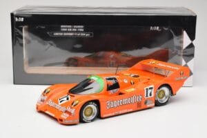 Porsche 962C #17 Jägermeister T. Boutsen / F. Jelinski 1000km Spa 1986 Minichamps 1:18 155866517 Kov – obrázek 6 z 6