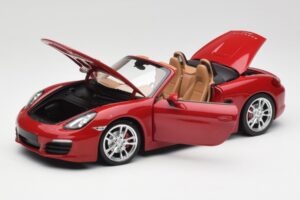 Porsche Boxster 981 S Guards Červený Minichamps 1:18 110062031 Kov – obrázek 2 z 8