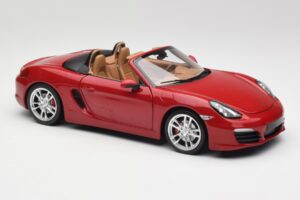 Porsche Boxster 981 S Guards Červený Minichamps 1:18 110062031 Kov – obrázek 6 z 8