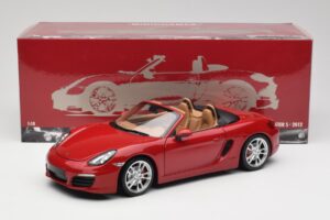 Porsche Boxster 981 S Guards Červený Minichamps 1:18 110062031 Kov – obrázek 8 z 8