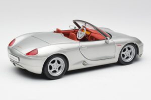 Porsche Boxster 986 Stříbrný Maisto 1:18 37800-M3 Kov – obrázek 3 z 8