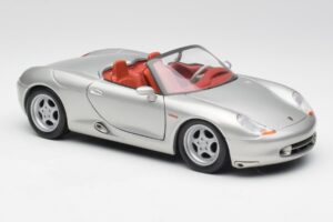 Porsche Boxster 986 Stříbrný Maisto 1:18 37800-M3 Kov – obrázek 6 z 8