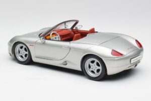 Porsche Boxster 986 Stříbrný Maisto 1:18 37800-M3 Kov – obrázek 7 z 8