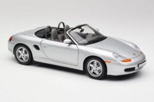 Porsche Boxster 986 Kabriolet Arctic Stříbrný Metalíza UT Models 1:18 27852 Kov – obrázek 6 z 8