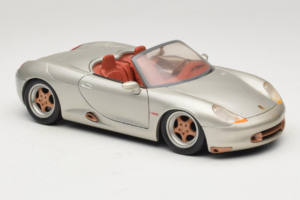 Porsche Boxster 986 Concept Stříbrný Maisto 1:18 50231 Kov – obrázek 6 z 8