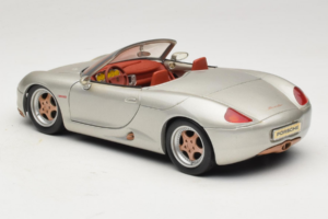 Porsche Boxster 986 Concept Stříbrný Maisto 1:18 50231 Kov – obrázek 7 z 8