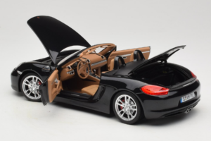 Porsche Boxster S 981 Basalt Black Minichamps 1:18 WAP0210160C Kov – obrázek 5 z 8