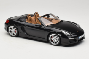 Porsche Boxster S 981 Basalt Black Minichamps 1:18 WAP0210160C Kov – obrázek 6 z 8
