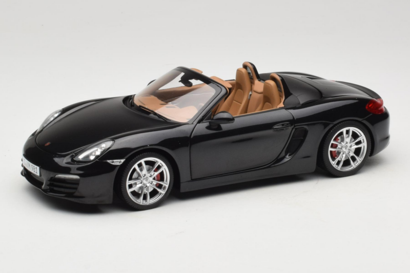 Porsche Boxster S 981 Basalt Black Minichamps 1:18 WAP0210160C Kov