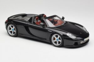 Porsche Carrera GT Černý Maisto 1:18 36665 Kov – obrázek 6 z 8