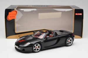 Porsche Carrera GT Černý Maisto 1:18 36665 Kov – obrázek 8 z 8