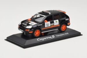 Porsche Cayenne 955 S Transsyberia #10 Černý Oranžový 2008 Minichamps 1:43 WAP02001819 Kov – obrázek 2 z 4
