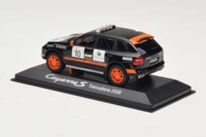 Porsche Cayenne 955 S Transsyberia #10 Černý Oranžový 2008 Minichamps 1:43 WAP02001819 Kov – obrázek 3 z 4