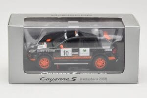 Porsche Cayenne 955 S Transsyberia #10 Černý Oranžový 2008 Minichamps 1:43 WAP02001819 Kov – obrázek 4 z 4
