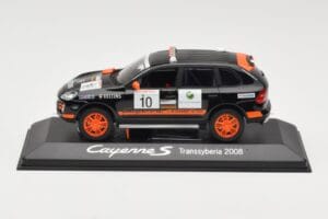 Porsche Cayenne 955 S Transsyberia #10 Černý Oranžový 2008 Minichamps 1:43 WAP02001819 Kov