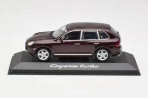 Porsche Cayenne 955 Turbo Tmavě Červený Minichamps 1:43 WAPC2000113 Kov