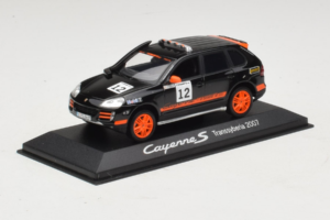 Porsche Cayenne S #12 Transsyberia 2007 Černý Oranžový Minichamps 1:43 WAP02000918 Kov – obrázek 2 z 5