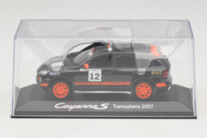 Porsche Cayenne S #12 Transsyberia 2007 Černý Oranžový Minichamps 1:43 WAP02000918 Kov – obrázek 4 z 5