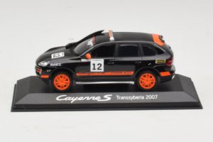 Porsche Cayenne S #12 Transsyberia 2007 Černý Oranžový Minichamps 1:43 WAP02000918 Kov
