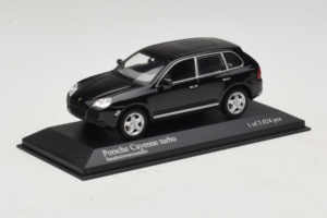 Porsche Cayenne 955 Turbo Black Metallic Minichamps 1:43 400061080 Kov – obrázek 2 z 5