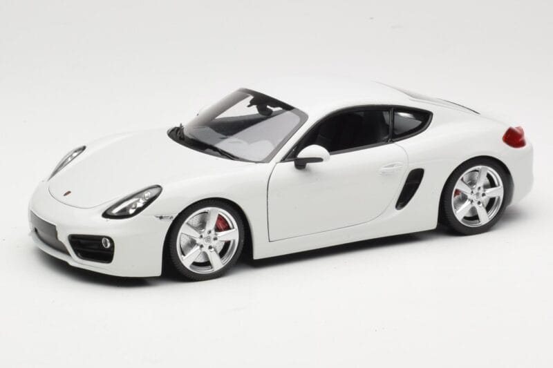 Porsche Cayman 981 Bílý Minichamps 1:18 113062221 Kov