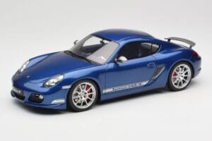 Porsche Cayman R 987.2 Aqua Blue Metallic GT Spirit 1:18 GT901 Pryskyřice