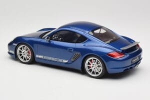 Porsche Cayman R 987.2 Aqua Blue Metallic GT Spirit 1:18 GT901 Pryskyřice – obrázek 5 z 6