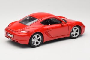 Porsche Cayman S 987.2 Červený Maisto 1:18 31122 Kov – obrázek 3 z 8