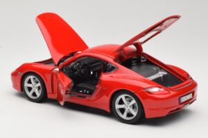 Porsche Cayman S 987.2 Červený Maisto 1:18 31122 Kov – obrázek 5 z 8