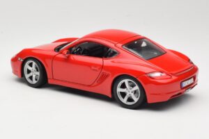 Porsche Cayman S 987.2 Červený Maisto 1:18 31122 Kov – obrázek 7 z 8