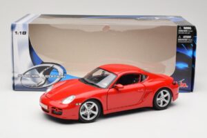 Porsche Cayman S 987.2 Červený Maisto 1:18 31122 Kov – obrázek 8 z 8