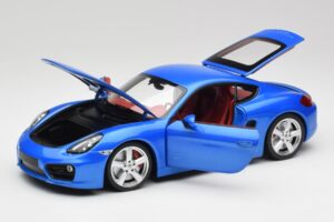 Porsche Cayman 981 S Aqua Modrá Metalíza Minichamps 1:18 110062221 Kov – obrázek 2 z 8