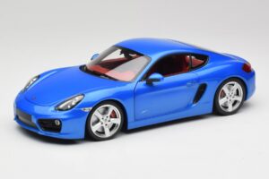 Porsche Cayman 981 S Aqua Modrá Metalíza Minichamps 1:18 110062221 Kov