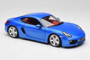 Porsche Cayman 981 S Aqua Modrá Metalíza Minichamps 1:18 110062221 Kov – obrázek 6 z 8