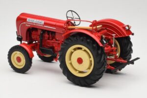 Porsche-Diesel Super Traktor Hofherr Schrantz Červený Minichamps 1:18 109183071 Kov – obrázek 7 z 8
