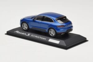 Porsche Macan 95B S Modrý World Premiere Minichamps 1:43 WAP0201550E Kov – obrázek 3 z 4