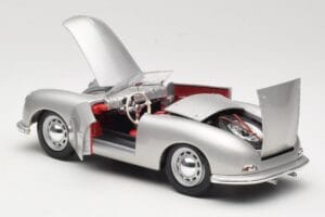 Porsche No. 1 Typ 356 Roadster Stříbrný Maisto 1:18 50324 Kov – obrázek 5 z 8