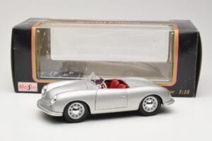 Porsche No. 1 Typ 356 Roadster Stříbrný Maisto 1:18 50324 Kov – obrázek 8 z 8