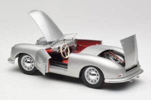 Porsche No. 1 356 Roadster Fish Stříbrný Maisto 1:18 31853 Kov – obrázek 5 z 8